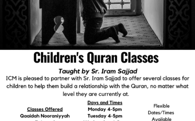ICM Presents Kid’s Quran Classes