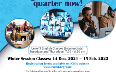 Online English Classes (ESOL) by ICM: Register Now!