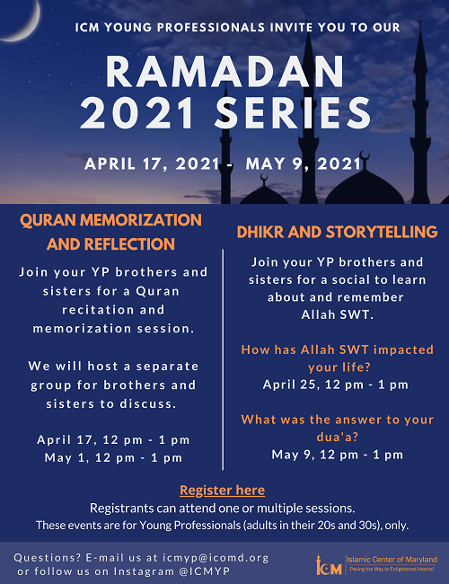 ICMYP Presents Ramadan 2021 Series