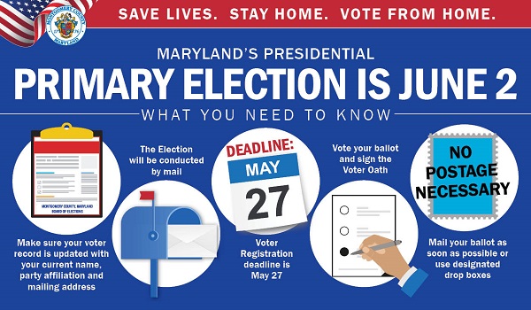MD Presidential Primary Election: Vote From Home