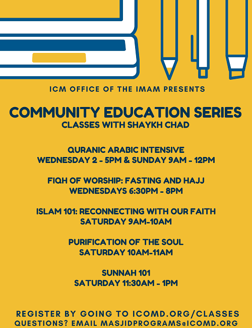 Classes With Shaykh Chad Earl