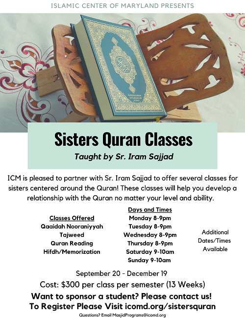 Quran Classes For The Sisters