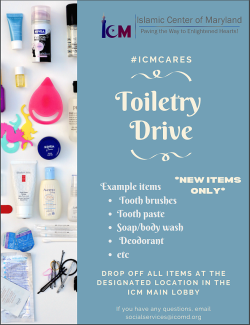 ICM Social Service Toiletry Drive